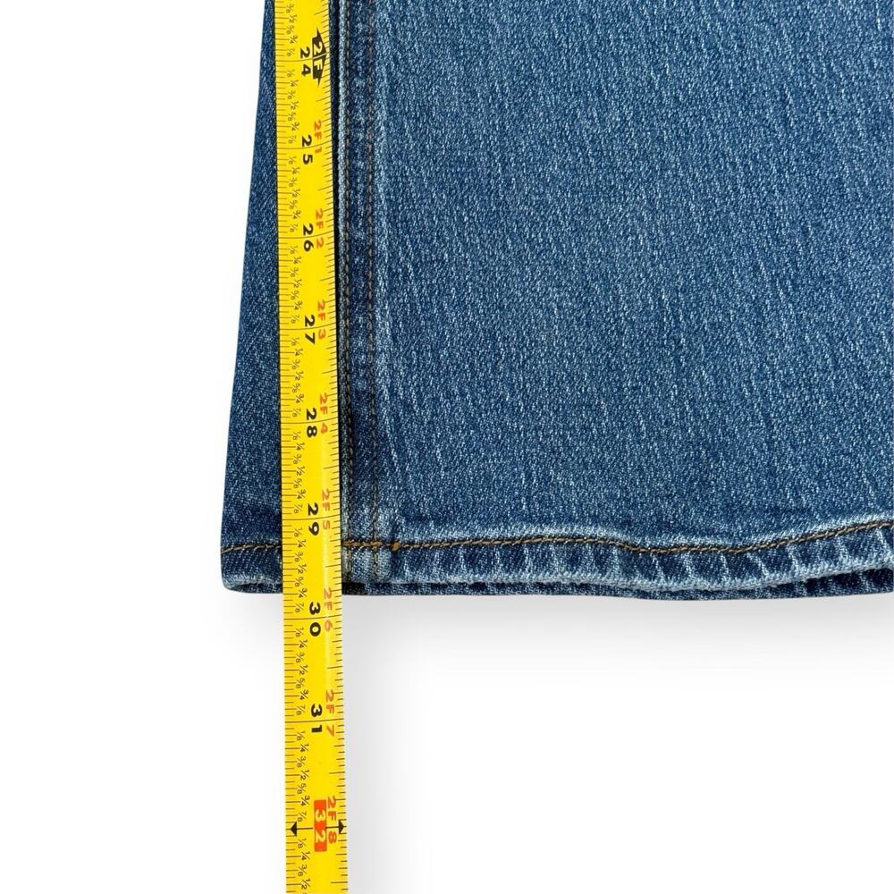 Quince Bella Relaxed Stretch Straight Jeans 28 Atlantic Blue Organic Cotton - Picture 10 of 10